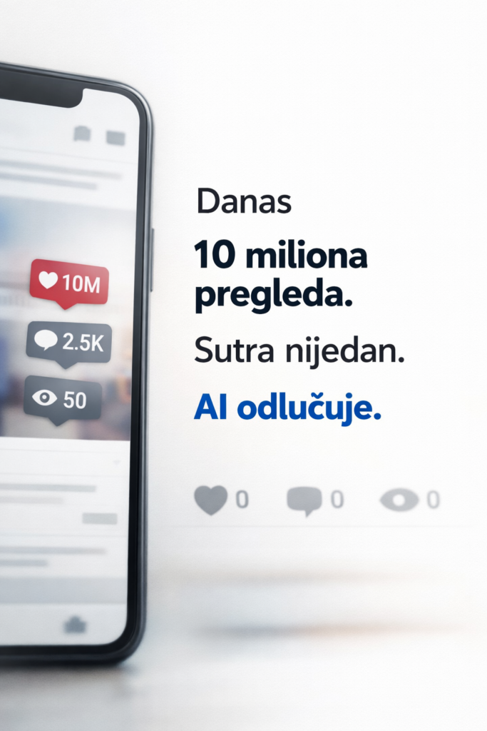 AI na društvenim mrežama: Zašto danas jedan post može da ima 10 miliona pregleda, a sutra nijedan